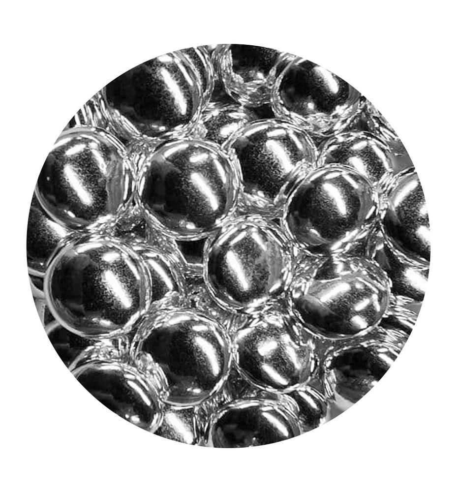 Декор шоколадный Монетки серебряные - фото
