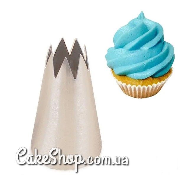 ⋗ Насадка кондитерська Відкрита зірка #354 велика купити в Україні ➛ CakeShop.com.ua, фото