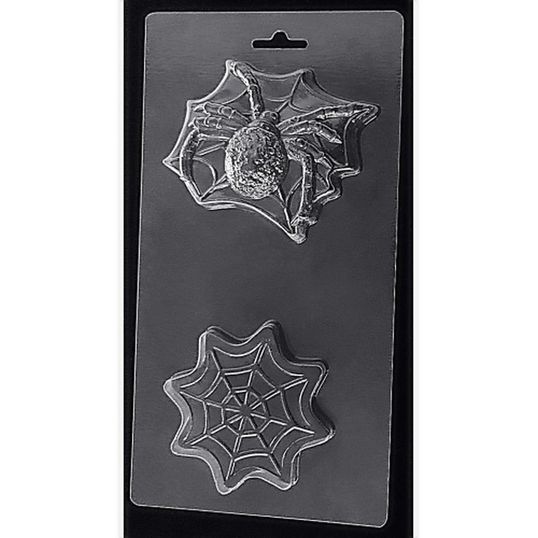 ⋗ Пластикова форма для шоколаду Павук і павутинка купити в Україні ➛ CakeShop.com.ua, фото