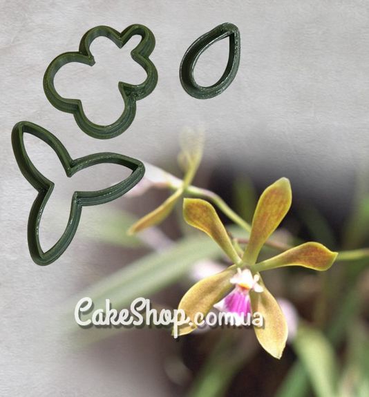 ⋗ Набір каттерів Орхідея Метелик купити в Україні ➛ CakeShop.com.ua, фото