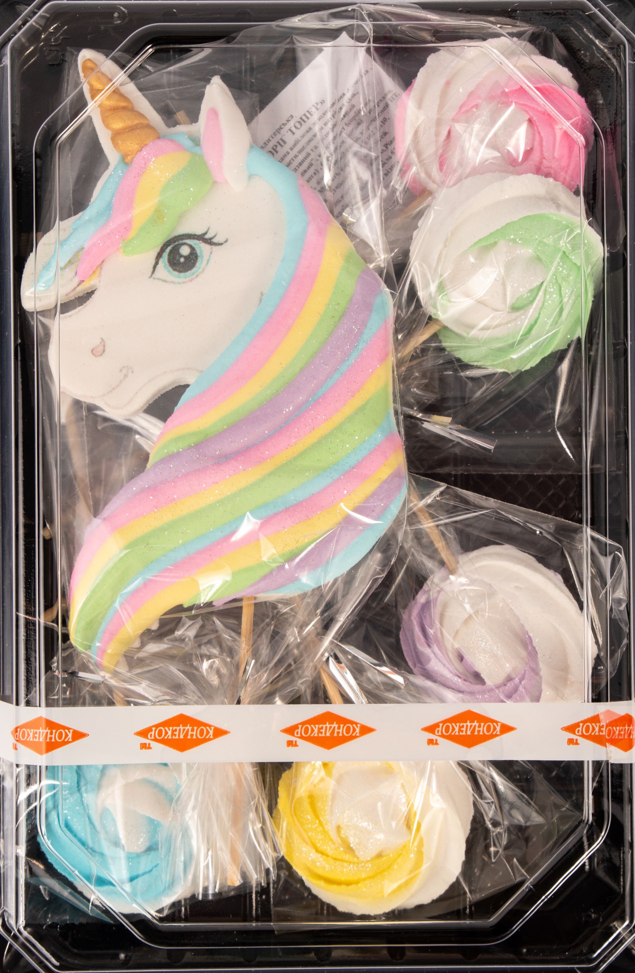 ⋗ Сахарные фигурки Единорог-топер ТМ KD купить в Украине ➛ CakeShop.com.ua, фото