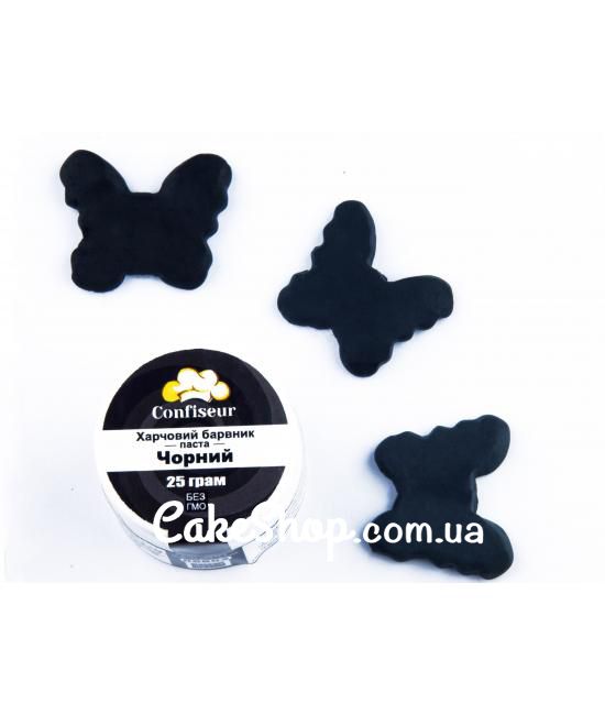 ⋗ Краситель пастообразный Черный Confiseur купить в Украине ➛ CakeShop.com.ua, фото