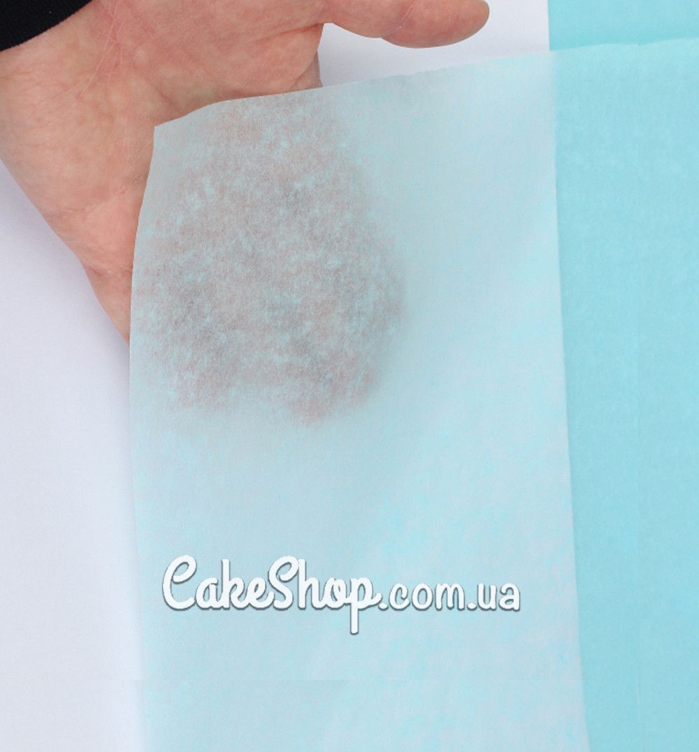 ⋗ Бумага тишью LP светло-голубой 17г/м, 10 листов купить в Украине ➛ CakeShop.com.ua, фото