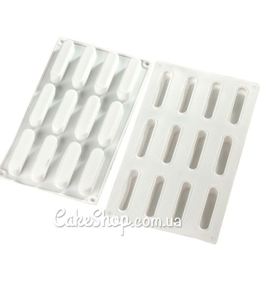 ⋗ Силиконовая форма Савоярди, 12 шт купить в Украине ➛ CakeShop.com.ua, фото