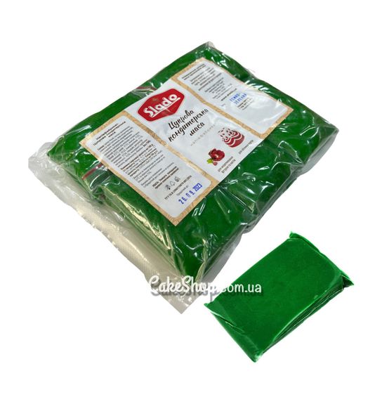 ⋗ Мастика кондитерская Slado Темно-зеленая, 100 г купить в Украине ➛ CakeShop.com.ua, фото