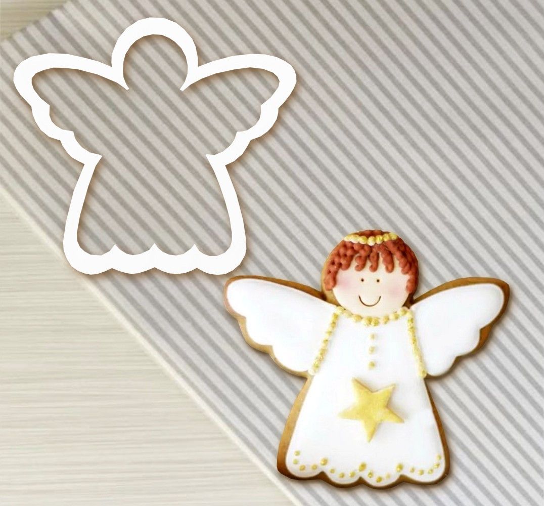 ⋗ Вырубка пластиковая Ангел купить в Украине ➛ CakeShop.com.ua, фото