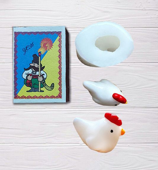 ⋗ Силіконовий молд 3Д Курочка 2 купити в Україні ➛ CakeShop.com.ua, фото