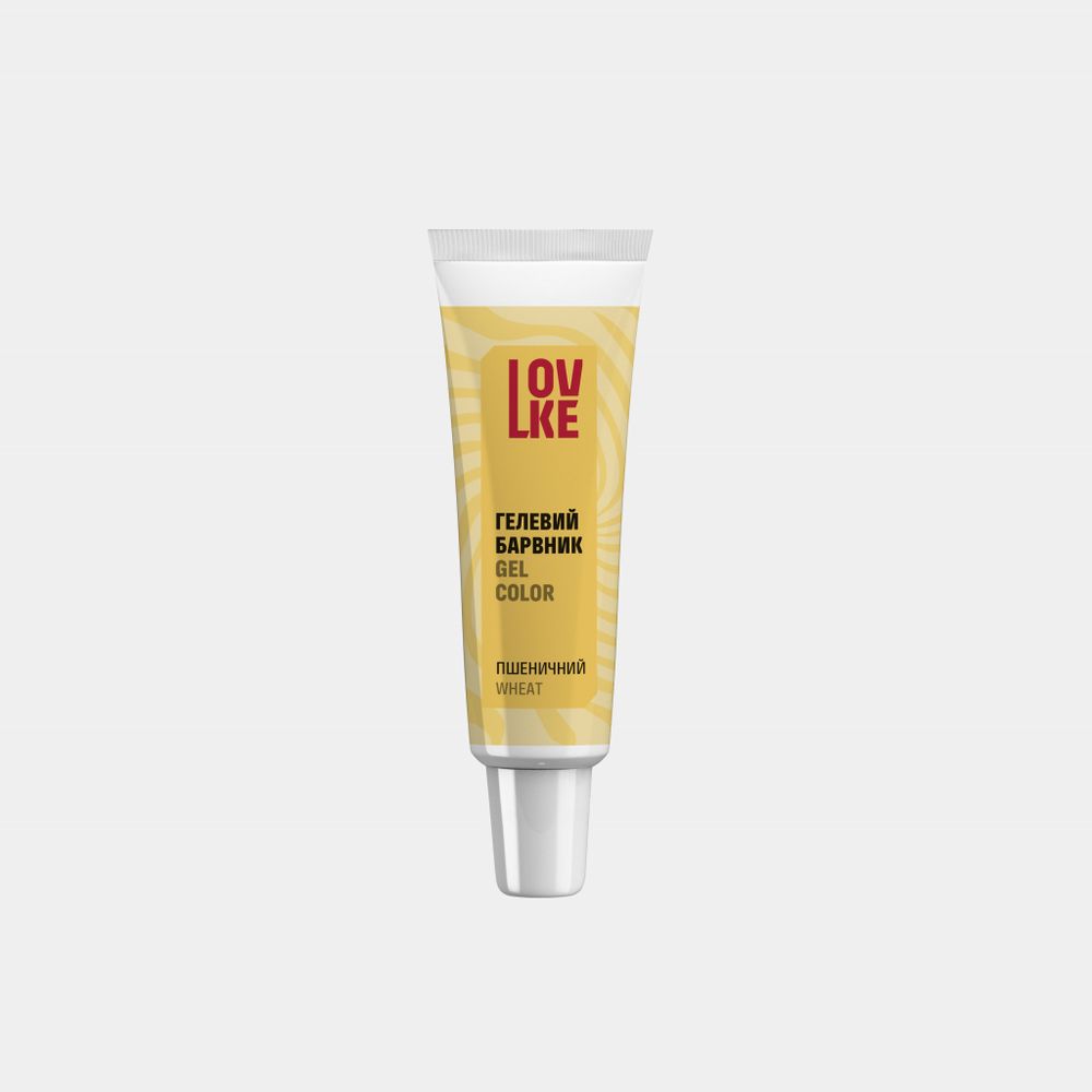 Барвник гелевий LOVKE водорозчинний Пшеничний, 16 г - фото