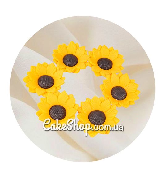 ⋗ Цукрові фігурки Подсолнечники ТМ KD купить в Украине ➛ CakeShop.com.ua, фото