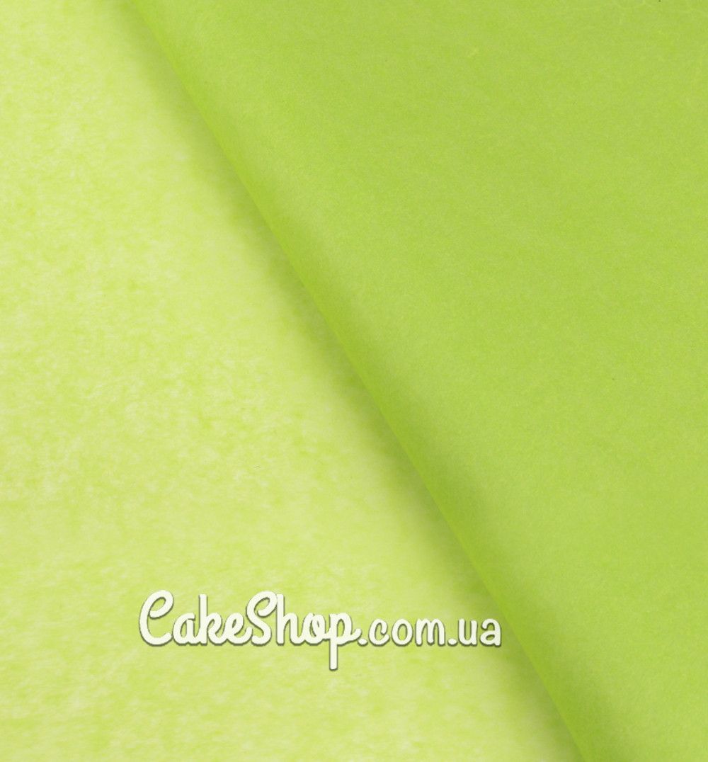 ⋗ Папір тішью LP салатовий 17г/м, 10 аркушів купити в Україні ➛ CakeShop.com.ua, фото