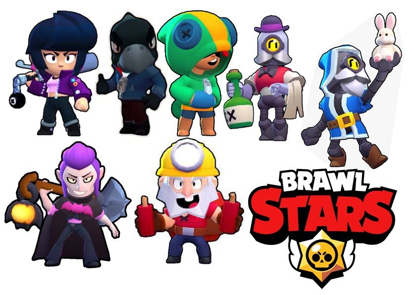 ⋗ Вафельная картинка BRAWL STARS 14 купить в Украине ➛ CakeShop.com.ua, фото