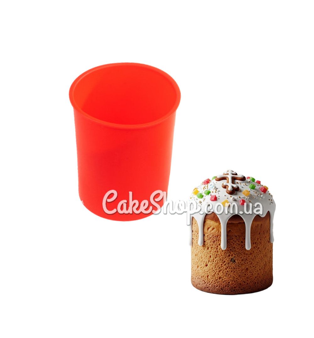 ⋗ Силіконова форма для паски d-10 см; h-12 см купить в Украине ➛ CakeShop.com.ua, фото
