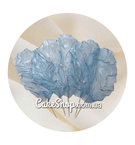 ⋗ Рисові Вітрила блакитні/срібло ТМ KD купити в Україні ➛ CakeShop.com.ua, фото