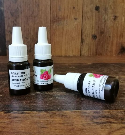 ⋗ Ароматизатор пищевой Малина с дозатором, 10 мл купить в Украине ➛ CakeShop.com.ua, фото