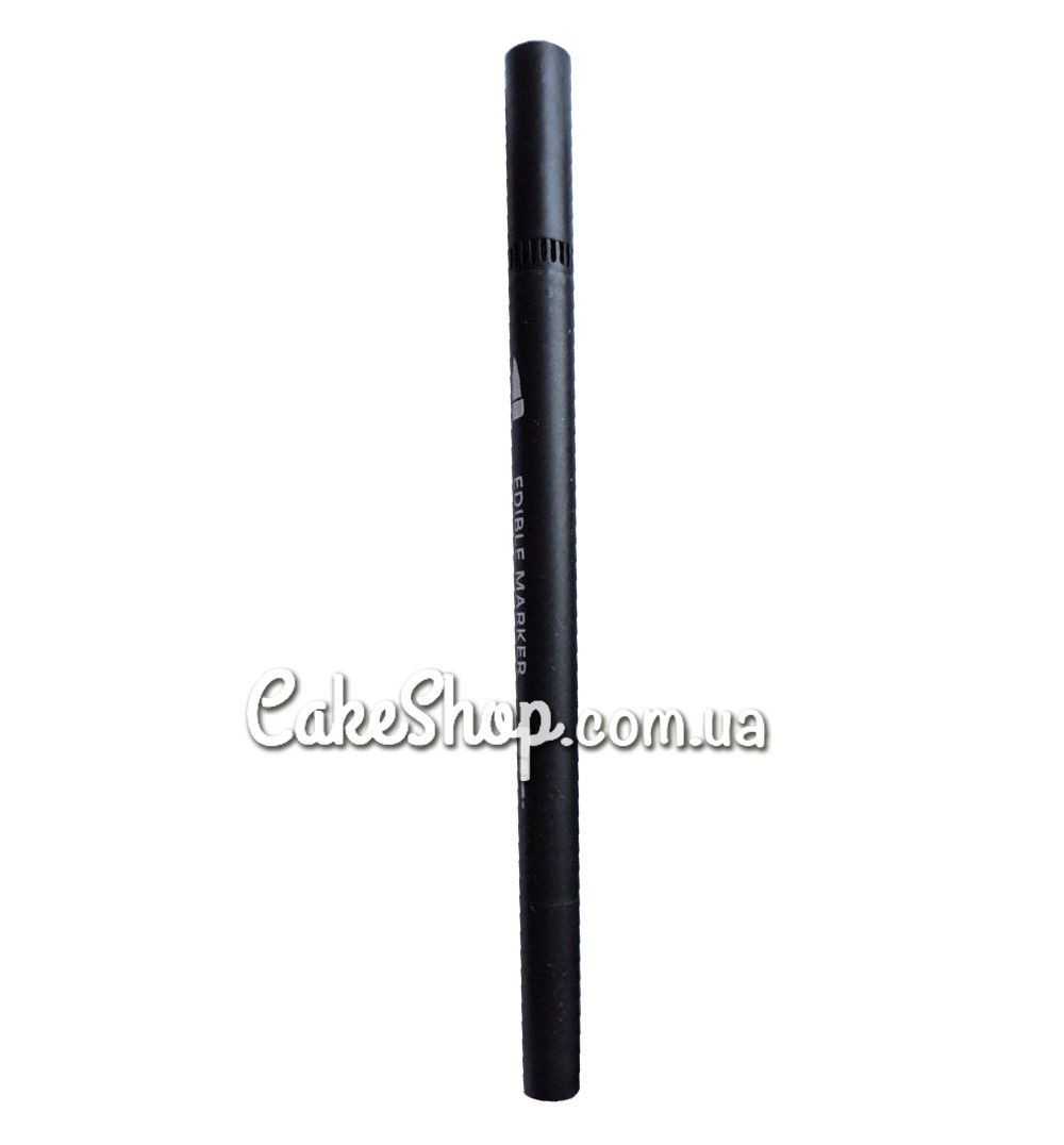 ⋗ Харчовий маркер двосторонній, Чорнийкупити в Україні ➛ CakeShop.com.ua, фото