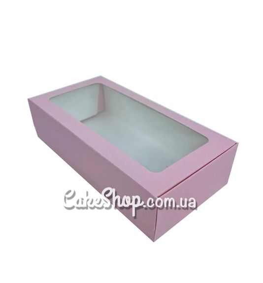 ⋗ Коробка для десертов 20х10х5 см, с окном Пудра купить в Украине ➛ CakeShop.com.ua, фото