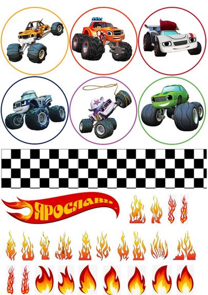 ⋗ Вафельная картинка Вспыш 5 купить в Украине ➛ CakeShop.com.ua, фото