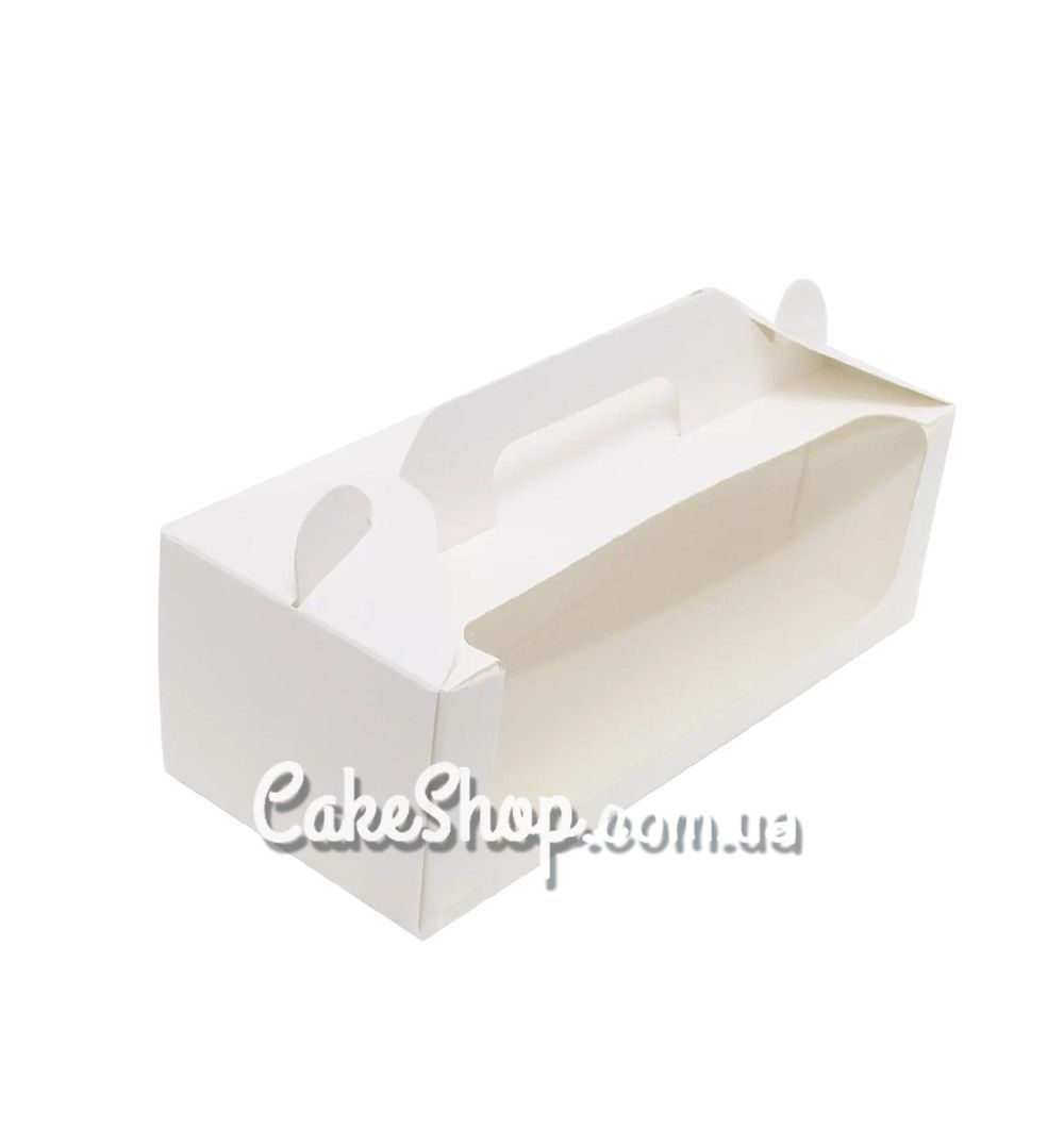 ⋗ Коробка для меренговых рулетов 25х11х9 см, Белая купить в Украине ➛ CakeShop.com.ua, фото