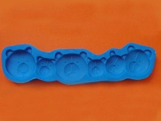 ⋗ Силиконовый молд Бордюр Мишки Тедди купить в Украине ➛ CakeShop.com.ua, фото