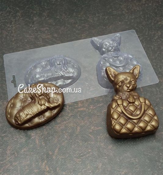 ⋗ Пластиковая форма для шоколада Любимые животные купить в Украине ➛ CakeShop.com.ua, фото