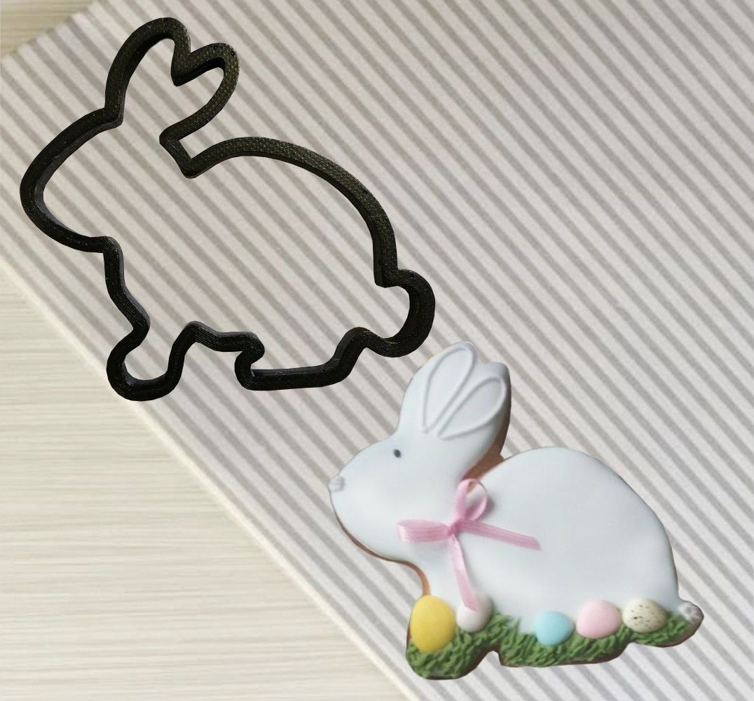 ⋗ Вырубка пластиковая Кролик 2 купить в Украине ➛ CakeShop.com.ua, фото