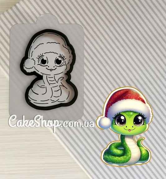 ⋗ Вырубка пластиковая с трафаретом Змея 3 купить в Украине ➛ CakeShop.com.ua, фото
