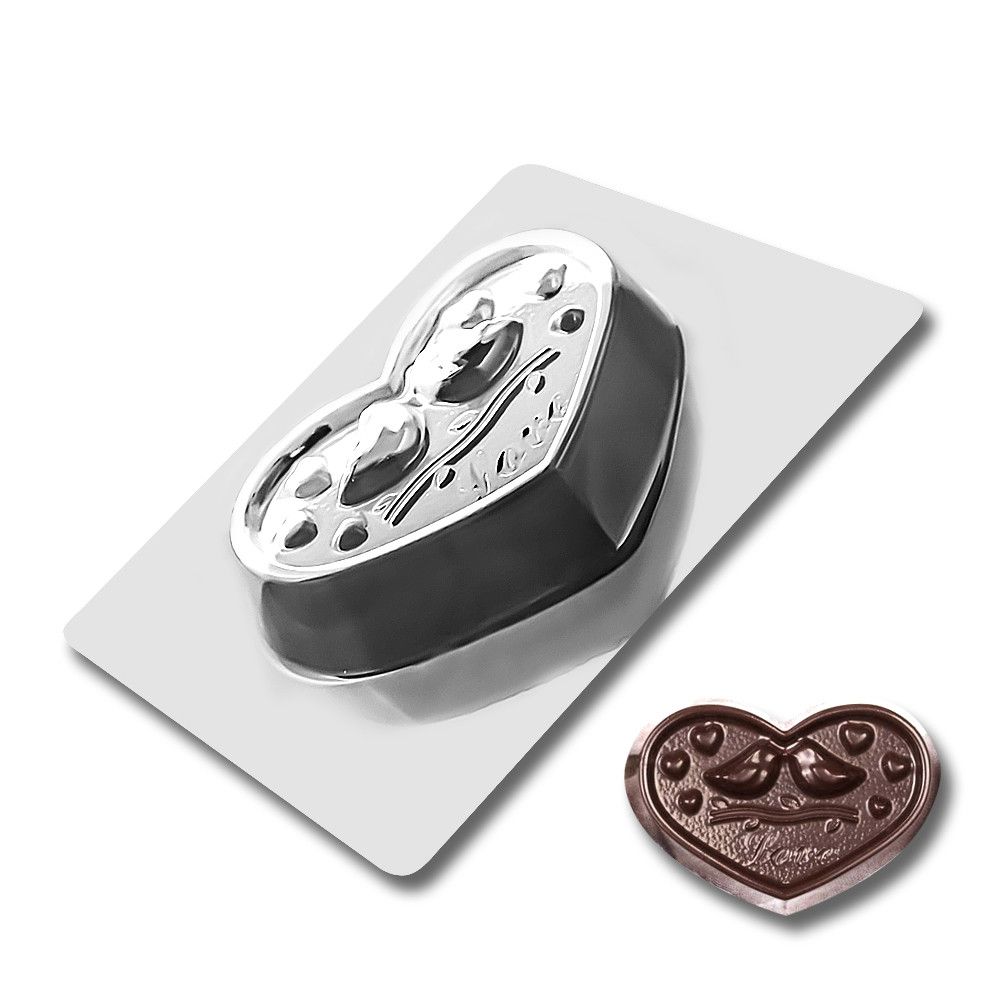 ⋗ Пластиковая форма для шоколада LOVE 2 купить в Украине ➛ CakeShop.com.ua, фото
