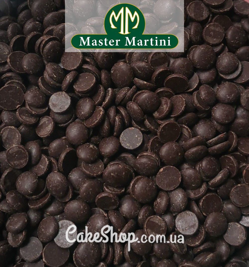 ⋗ Шоколад Ariba темний Master Martini 54% диски, 100 г купити в Україні ➛ CakeShop.com.ua, фото