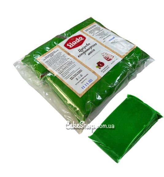 ⋗ Мастика кондитерська Slado Зелена, 100 г купити в Україні ➛ CakeShop.com.ua, фото
