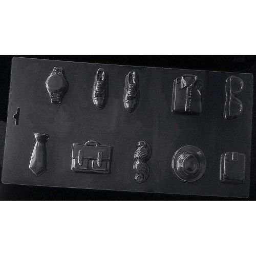 ⋗ Пластиковая форма для шоколада Набор для мужчины купить в Украине ➛ CakeShop.com.ua, фото