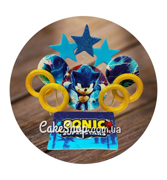 ⋗ Сахарные фигурки Соник ТМ Ириска купить в Украине ➛ CakeShop.com.ua, фото