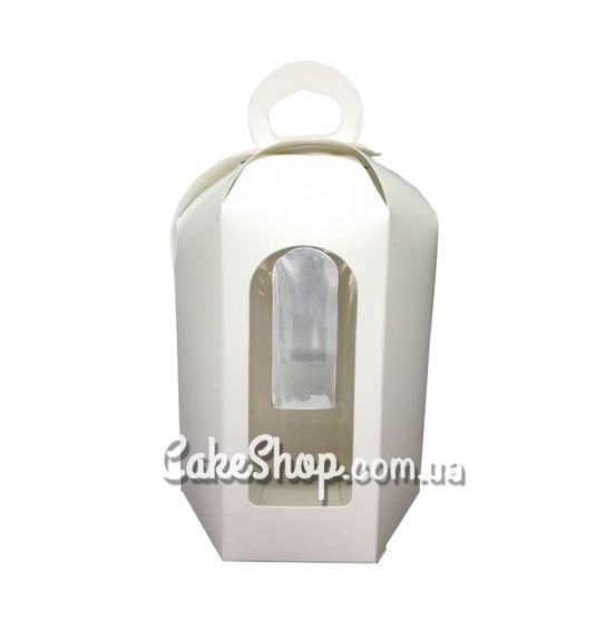⋗ Коробка для паски, пряникового будиночка Біла d-17 см, h-24 см купити в Україні ➛ CakeShop.com.ua, фото