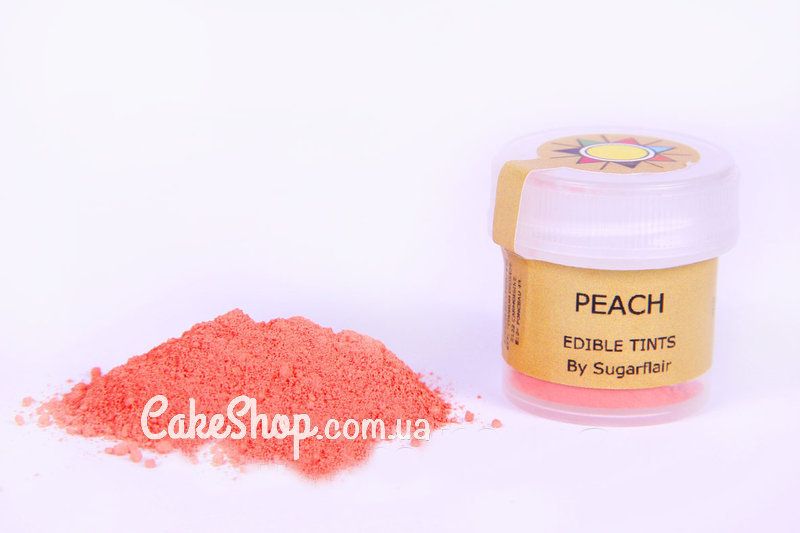 ⋗ Барвник сухий Персик Peach by Sugarflair 5 мл купити в Україні ➛ CakeShop.com.ua, фото