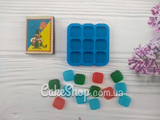 ⋗ Силіконовий молд для льодяників Квадратні камені купити в Україні ➛ CakeShop.com.ua, фото