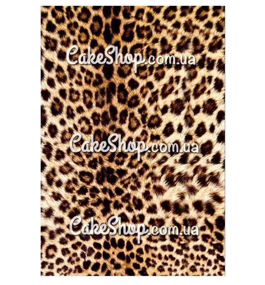 ⋗ Вафельная картинка принт Леопард 2 купить в Украине ➛ CakeShop.com.ua, фото