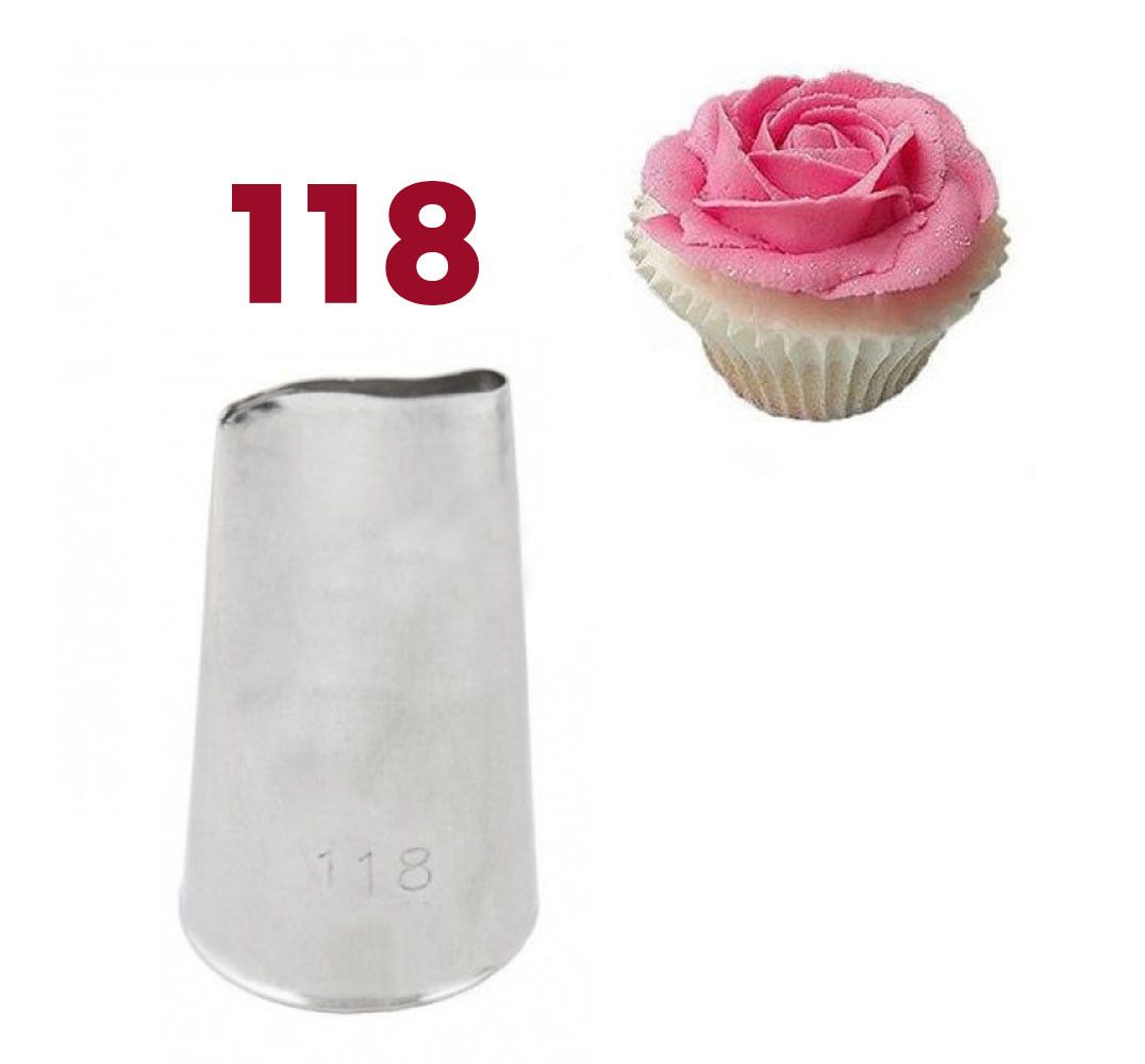 ⋗ Насадка кондитерська Пелюстка троянди #118 купити в Україні ➛ CakeShop.com.ua, фото