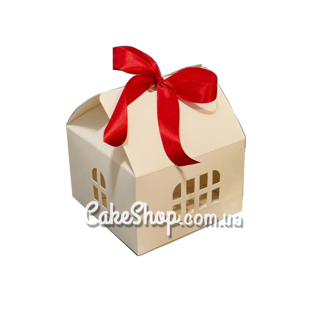 ⋗ Коробка для подарков, десертов Домик, 15х15х10 см купить в Украине ➛ CakeShop.com.ua, фото