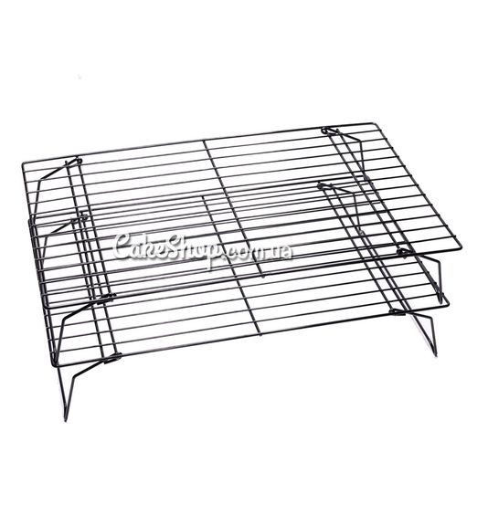 ⋗ Решетка кондитерская для глазирования и охлаждения десертов, набор (2 шт) купить в Украине ➛ CakeShop.com.ua, фото
