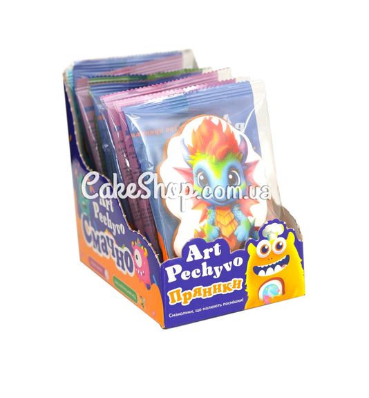 ⋗ Медово-имбирный пряник Диносвит, 1 шт купить в Украине ➛ CakeShop.com.ua, фото