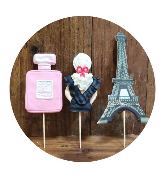 ⋗ Сахарные фигурки Набор  Французская Мери 2 D (в ассортименте) ТМ Сладо купить в Украине ➛ CakeShop.com.ua, фото