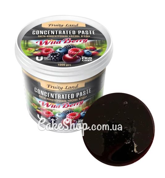 ⋗ Паста концентрована Лісова ягода Fruityland, 500 г купити в Україні ➛ CakeShop.com.ua, фото