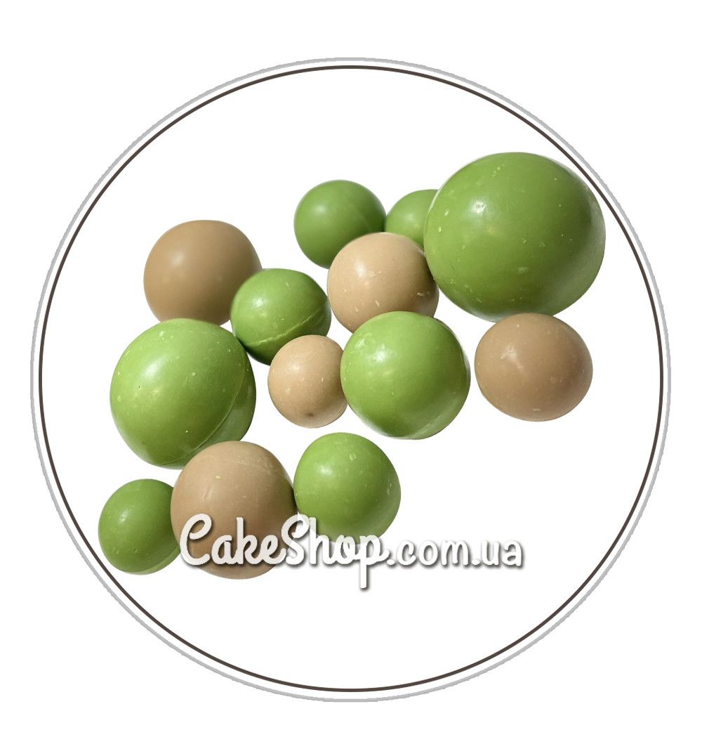 ⋗ Сфера шоколадна ДімК Беж2-оливка купити в Україні ➛ CakeShop.com.ua, фото