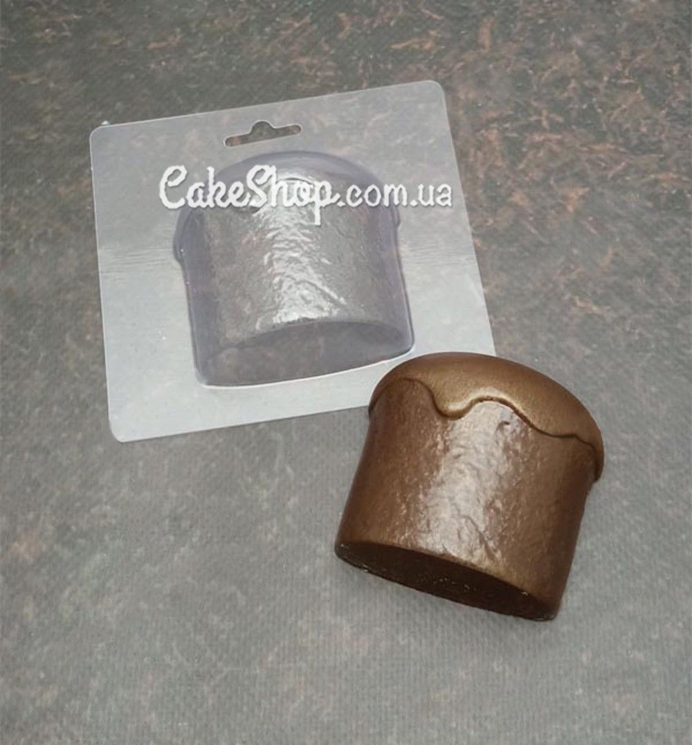 ⋗ Пластиковая форма для шоколада Кулич Пасхальный 3D купить в Украине ➛ CakeShop.com.ua, фото