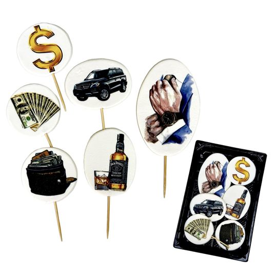 ⋗ Сахарные фигурки Бизнесмен ТМ Сладо купить в Украине ➛ CakeShop.com.ua, фото