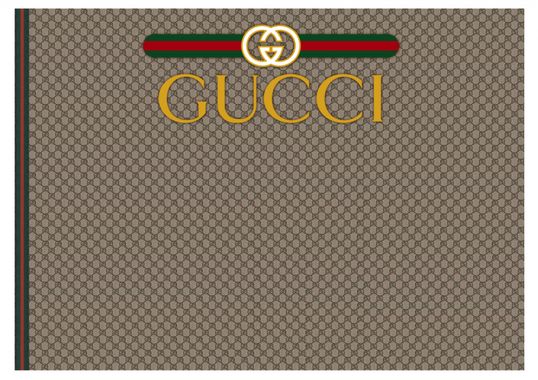 ⋗ Вафельна картинка принт Гуччі купити в Україні ➛ CakeShop.com.ua, фото