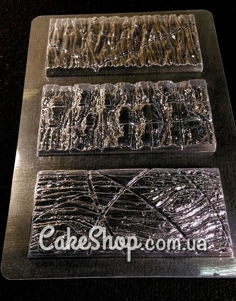 ⋗ Пластиковая форма для шоколада Тройной шоколад купить в Украине ➛ CakeShop.com.ua, фото