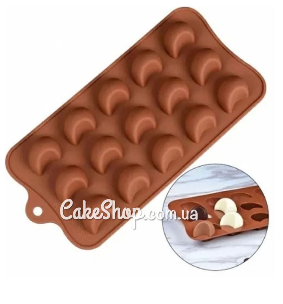 Силиконовая форма для конфет, льда и мармелада Капля - фото