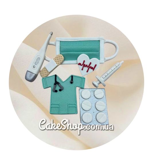 ⋗ Сахарные фигурки Медицинский набор ТМ Сладо купить в Украине ➛ CakeShop.com.ua, фото