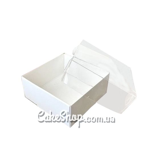 ⋗ Коробка для моти, макаронс, конфет Белая, 7х7х3 см купить в Украине ➛ CakeShop.com.ua, фото