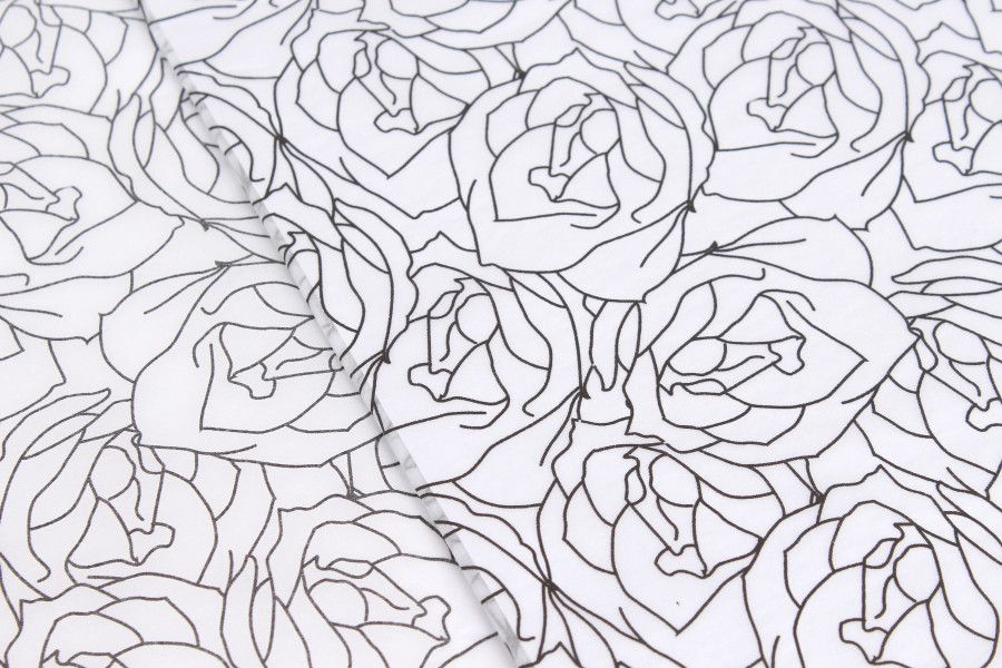 ⋗ Бумага тишью принт Розы, 5 листов купить в Украине ➛ CakeShop.com.ua, фото